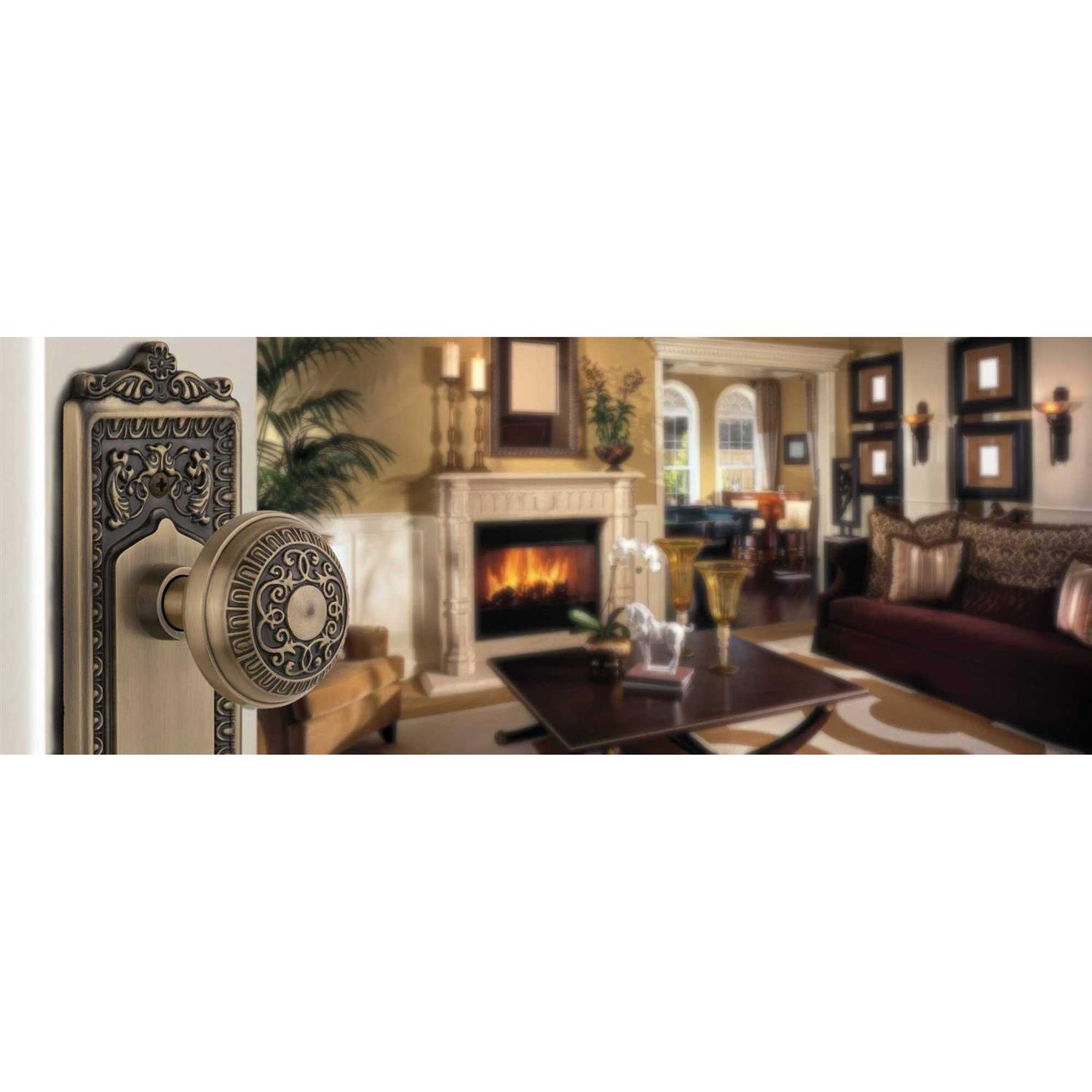 Nostalgic Warehouse Egg & Dart Plate Single Dummy Egg & Dart Door Knob - Inhomebuy