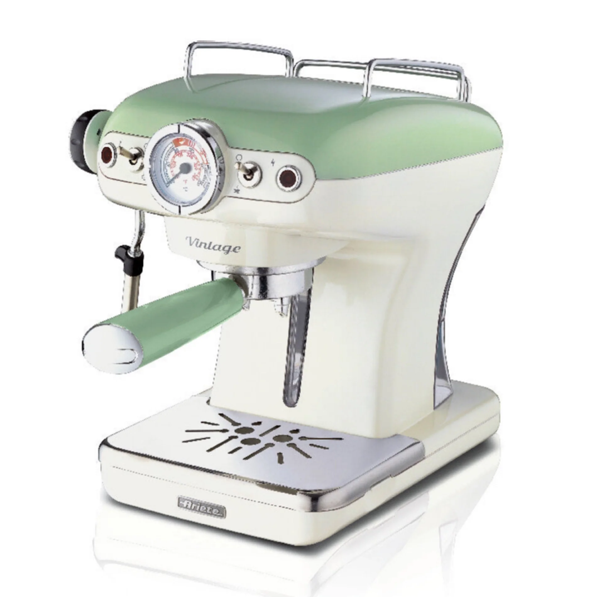 Vintage Espresso Machine Green - Inhomebuy