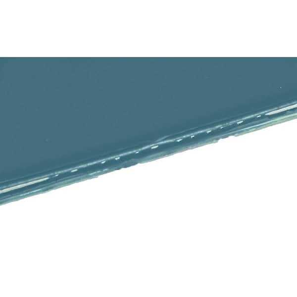 Daltile LuxeCraft Glossy 4-1/4 in. x 12-7/8 in. Glazed Ceramic Wave Crest Wall Tile - Inhomebuy