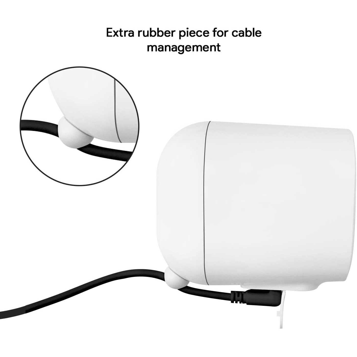 Wasserstein Solar Panel with 13ft Cable for Arlo Essential Spotlight/XL Spotlight Camera Only - Inhomebuy