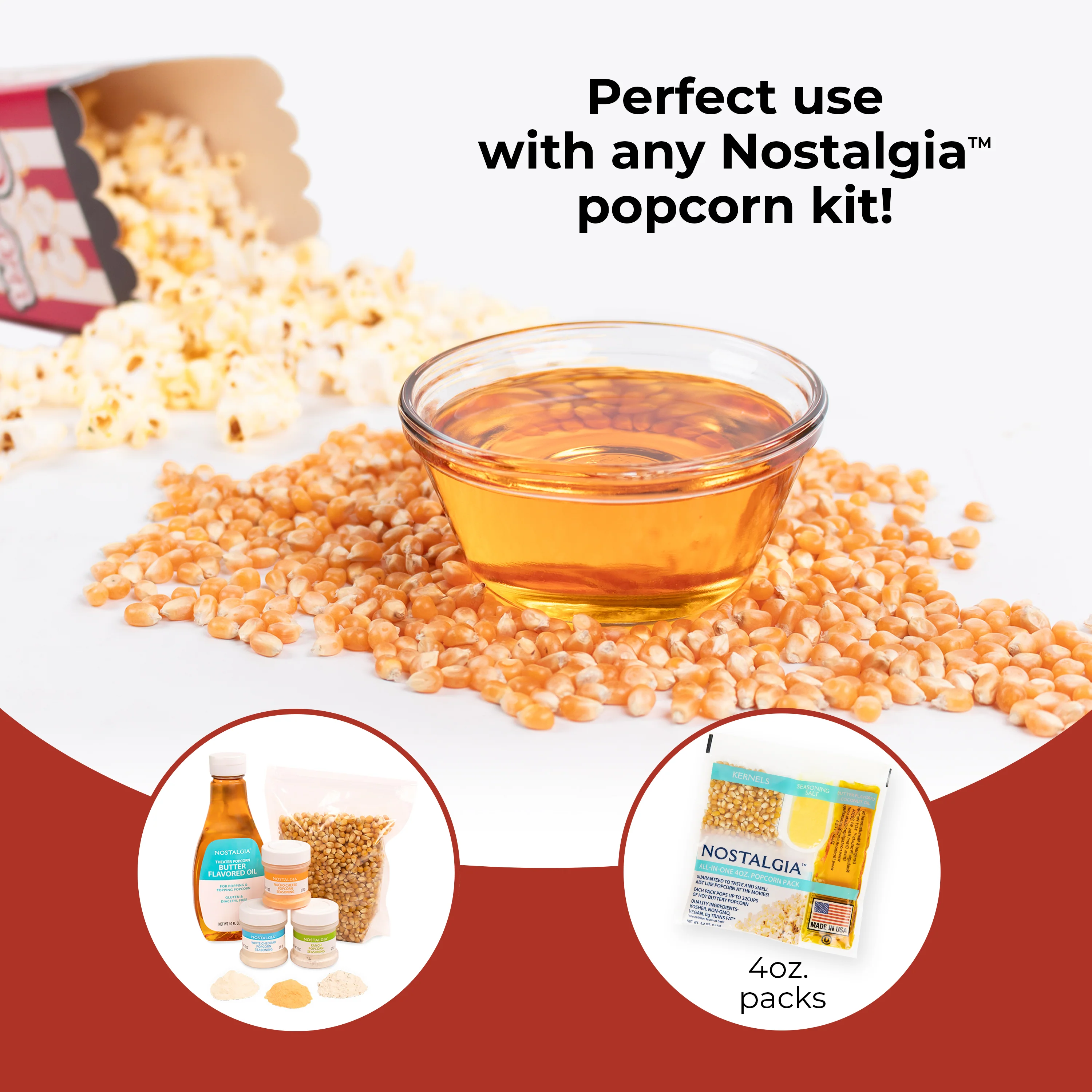 Nostalgia 6-Quart Stainless Steel Stirring Speed Popcorn Popper - Inhomebuy