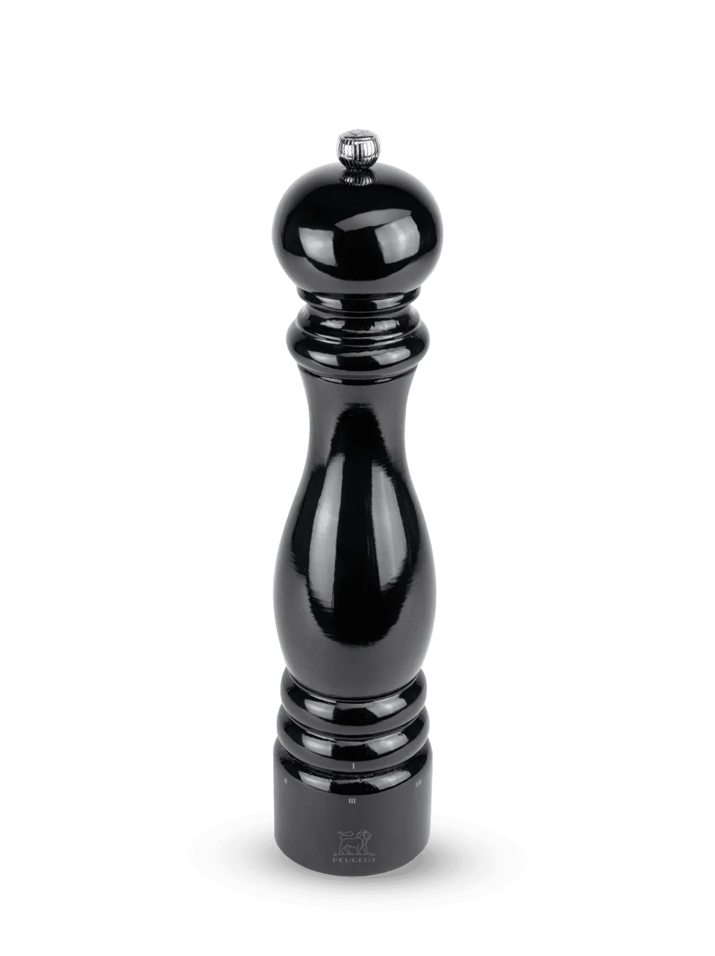 Peugeot Paris u'Select Pepper Mill in Wood Black Lacquered 30 cm - 12in - Inhomebuy