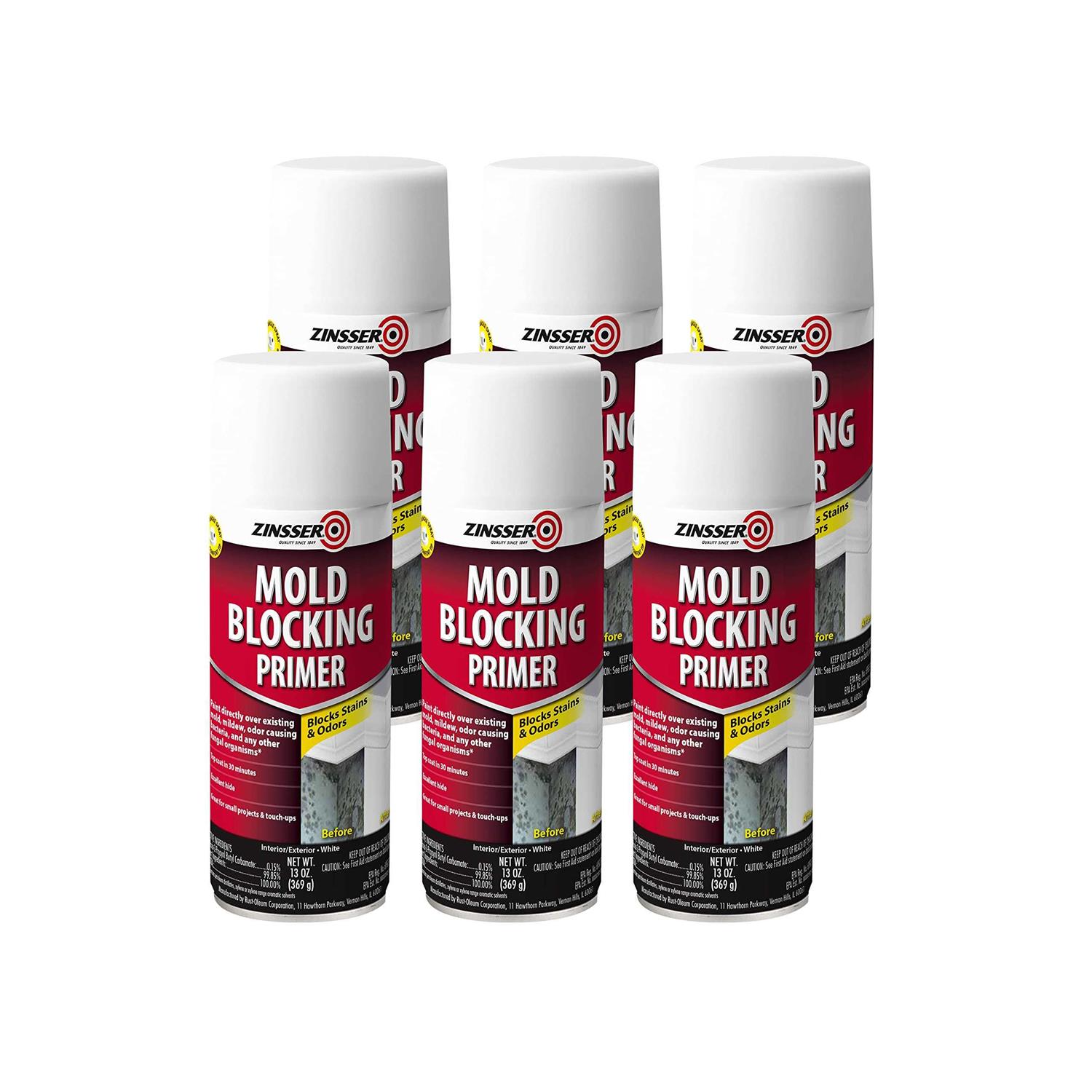 Zinsser Mold-Blocking Spray Primer 287512 - Inhomebuy