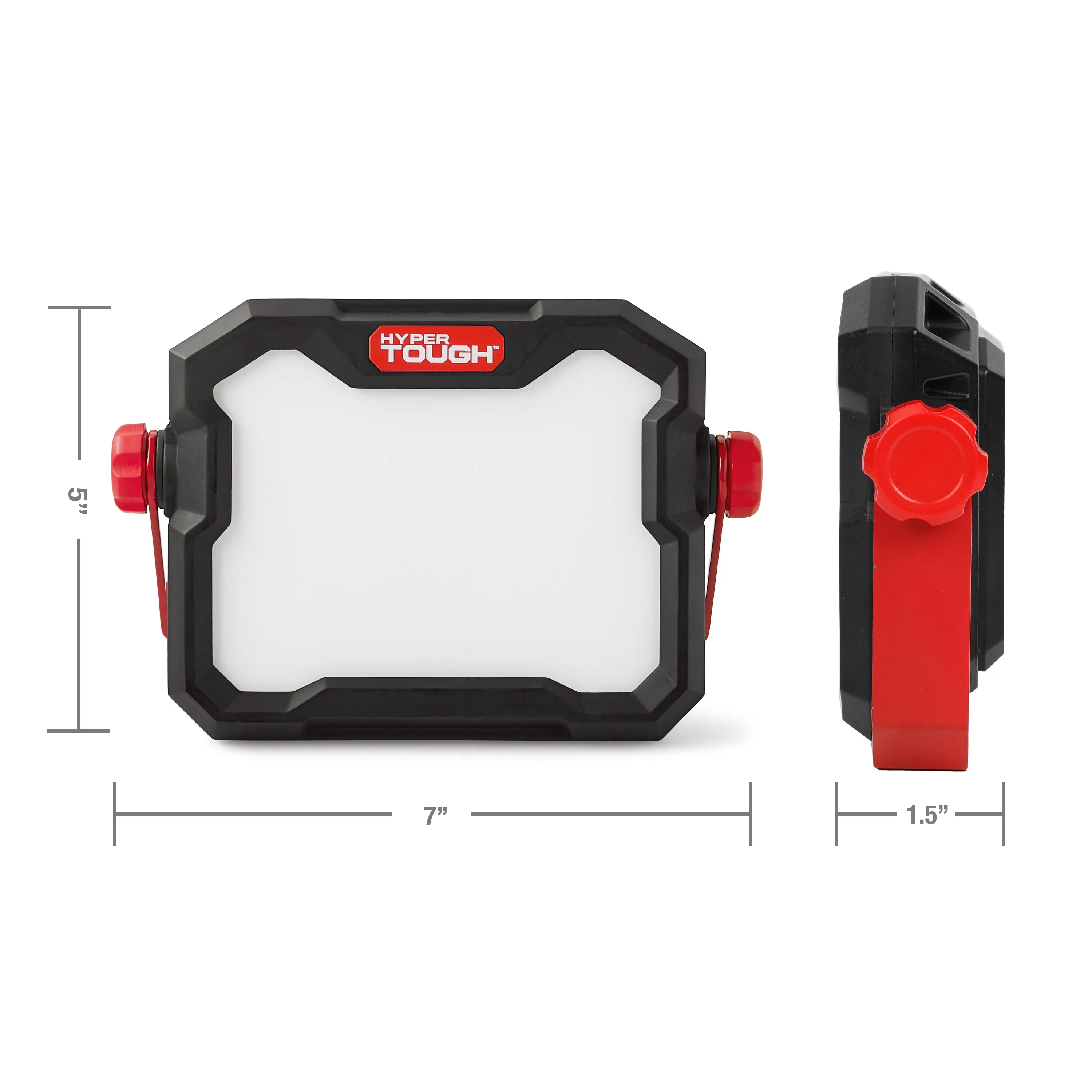 Hyper Tough 50W LED 5000 Lumen Rechargeable Free Standing Light, Handheld Portable Work Light - Inhomebuy