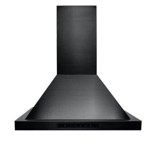 ZLINE 24 in. Convertible Vent Wall Mount Range Hood in Black Stainless Steel, BSKBN-24 - Inhomebuy