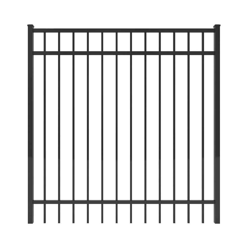 FORGERIGHT Deco Grid Black Steel Post - Inhomebuy