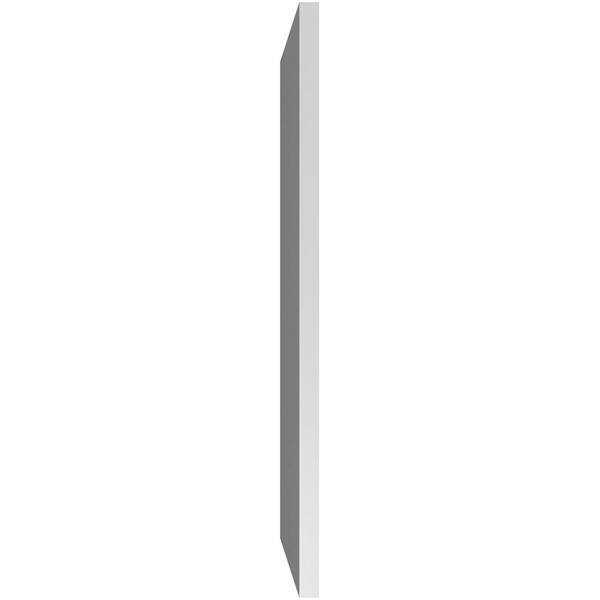 Vertical Surface Mount Functional Standard Frame PVC Gable Vent Ekena Millwork - Inhomebuy