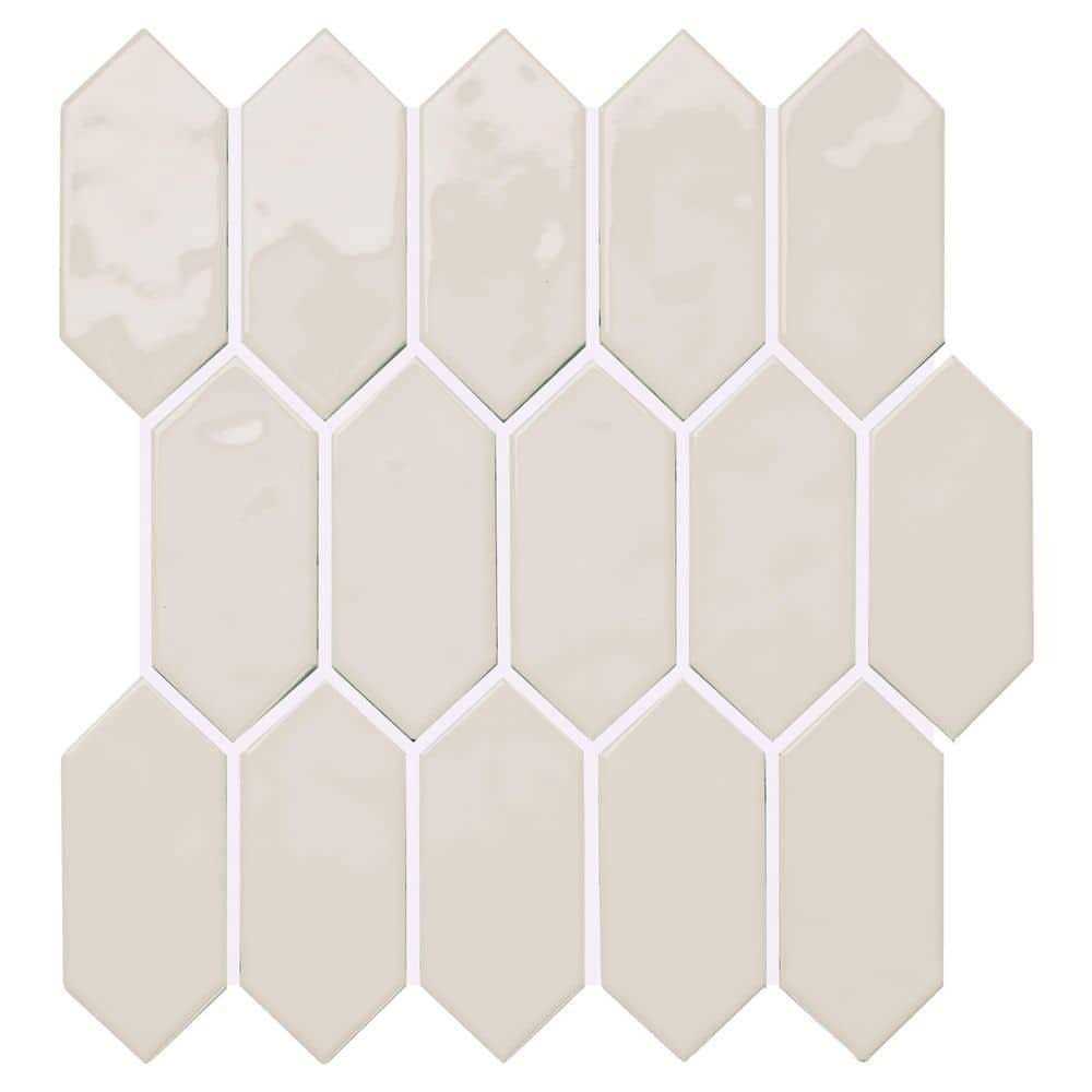 Daltile LuxeCraft 11 in. x 12 in. Glazed Ceramic Picket Mosaic Tile - Inhomebuy