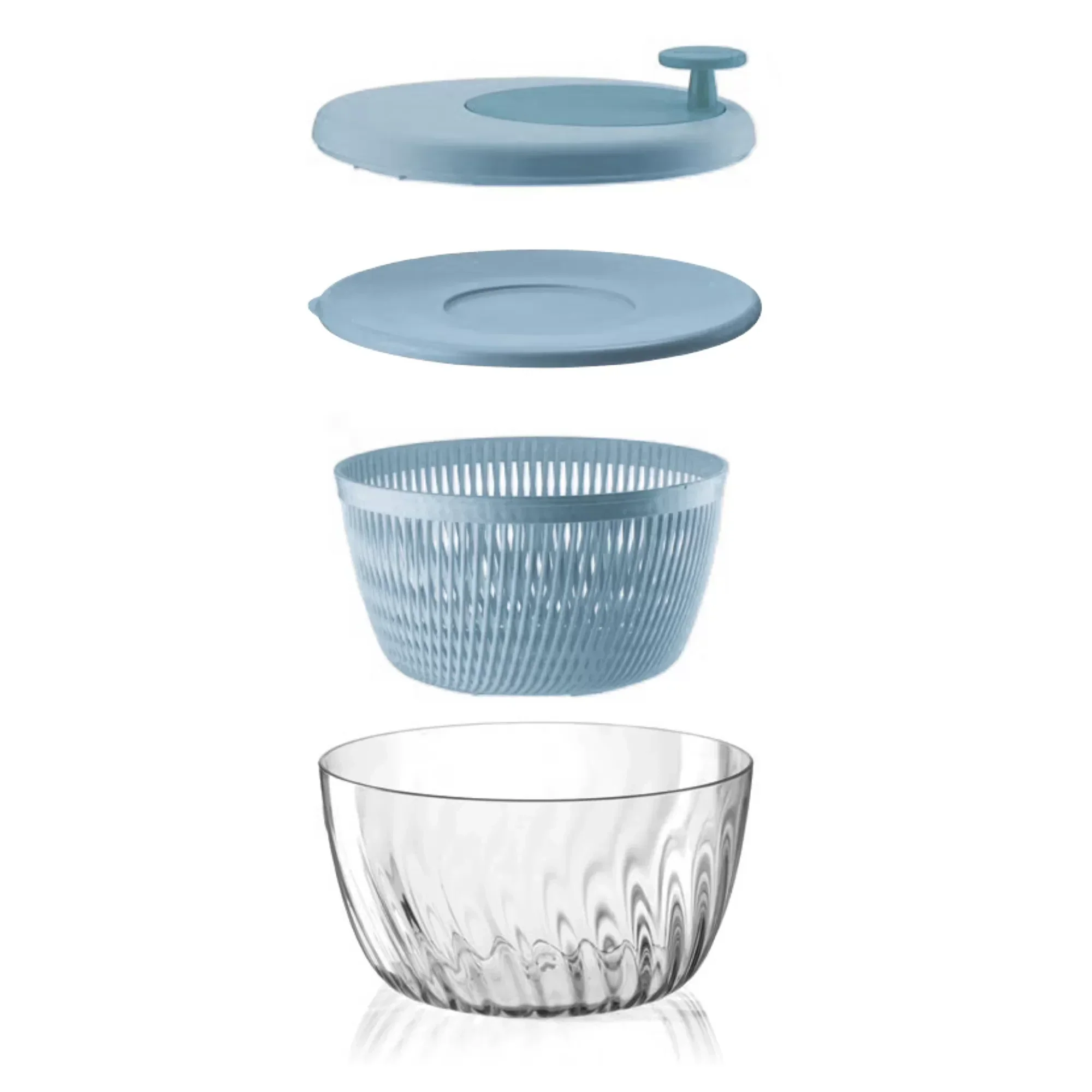 Spin&Store Salad Spinner With Lid 26 Kitchen Active Design - Inhomebuy