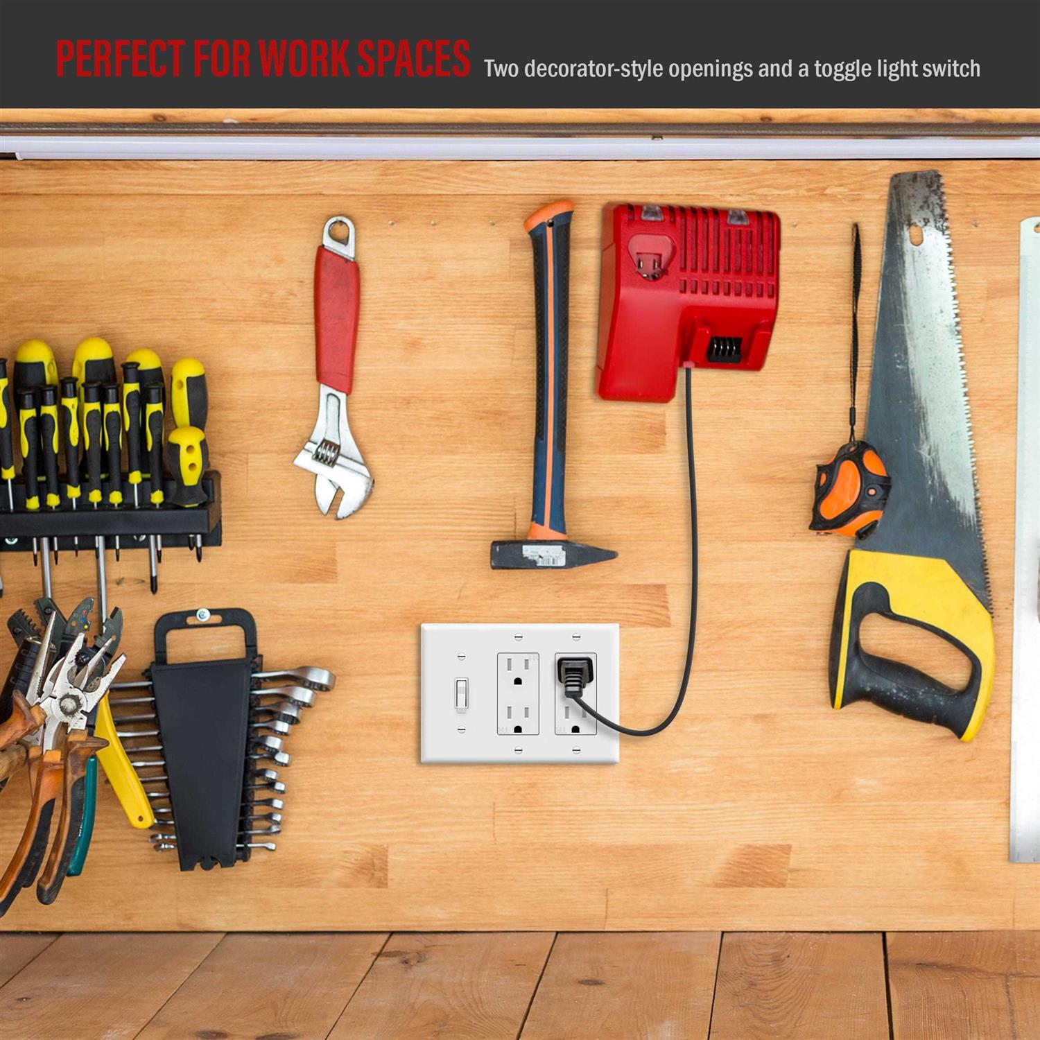 Enerlites 3 Speed Ceiling Fan Control and LED Dimmer Light Switch - Inhomebuy