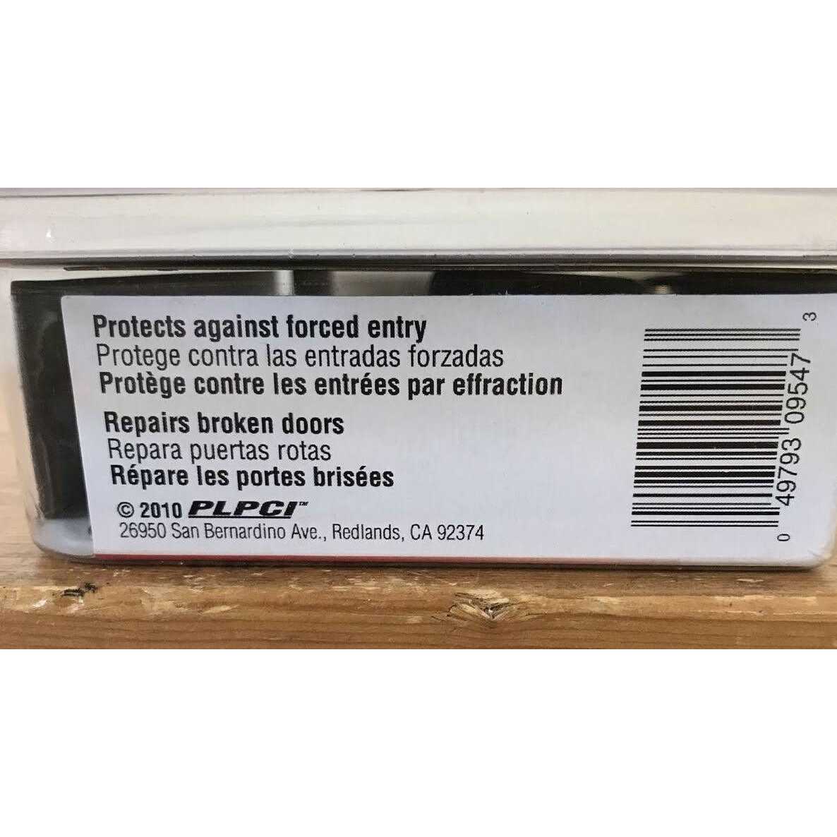 Defender Security Adjustable Door Strike Finish - Inhomebuy