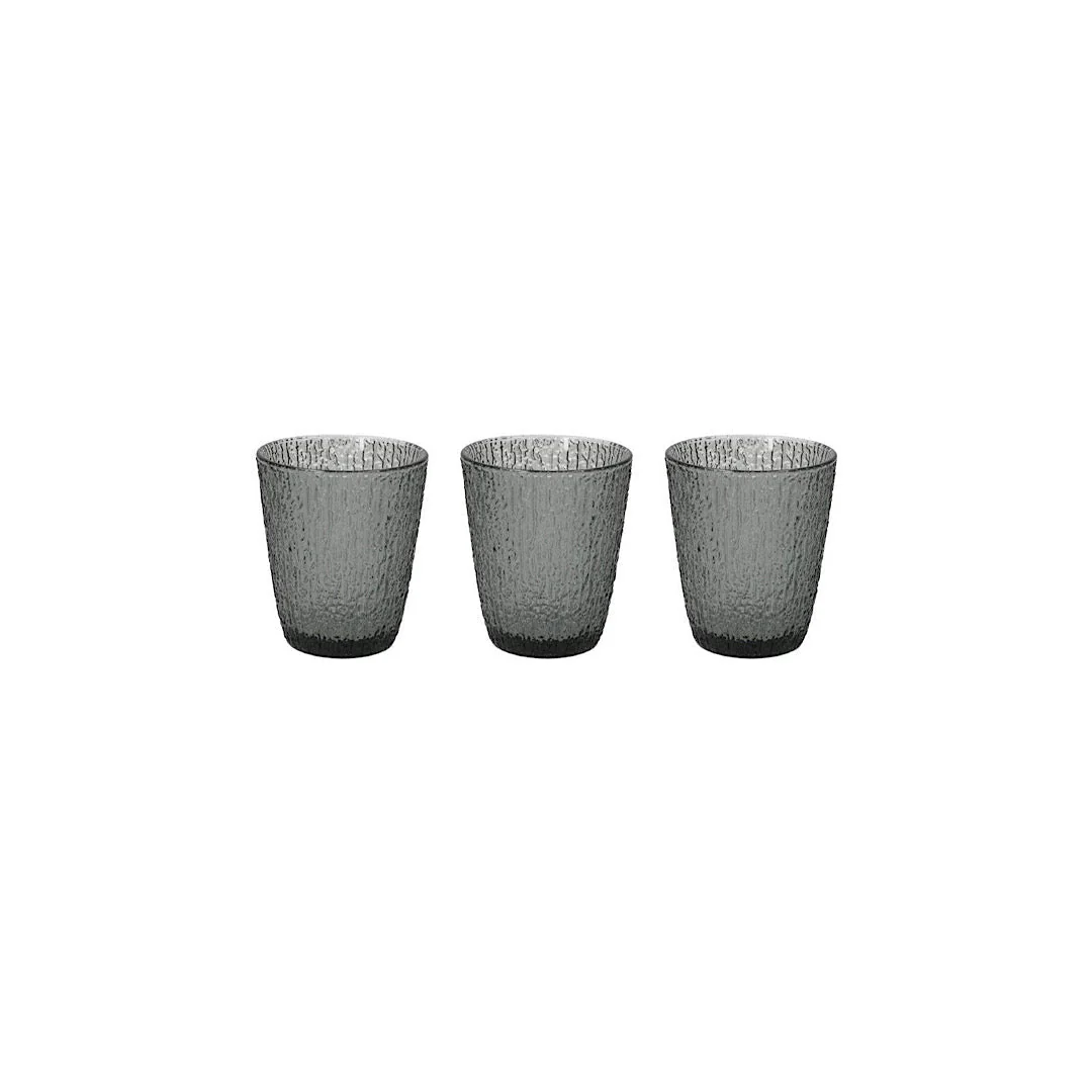 Davor - Set 3 Glasses Grey - Inhomebuy