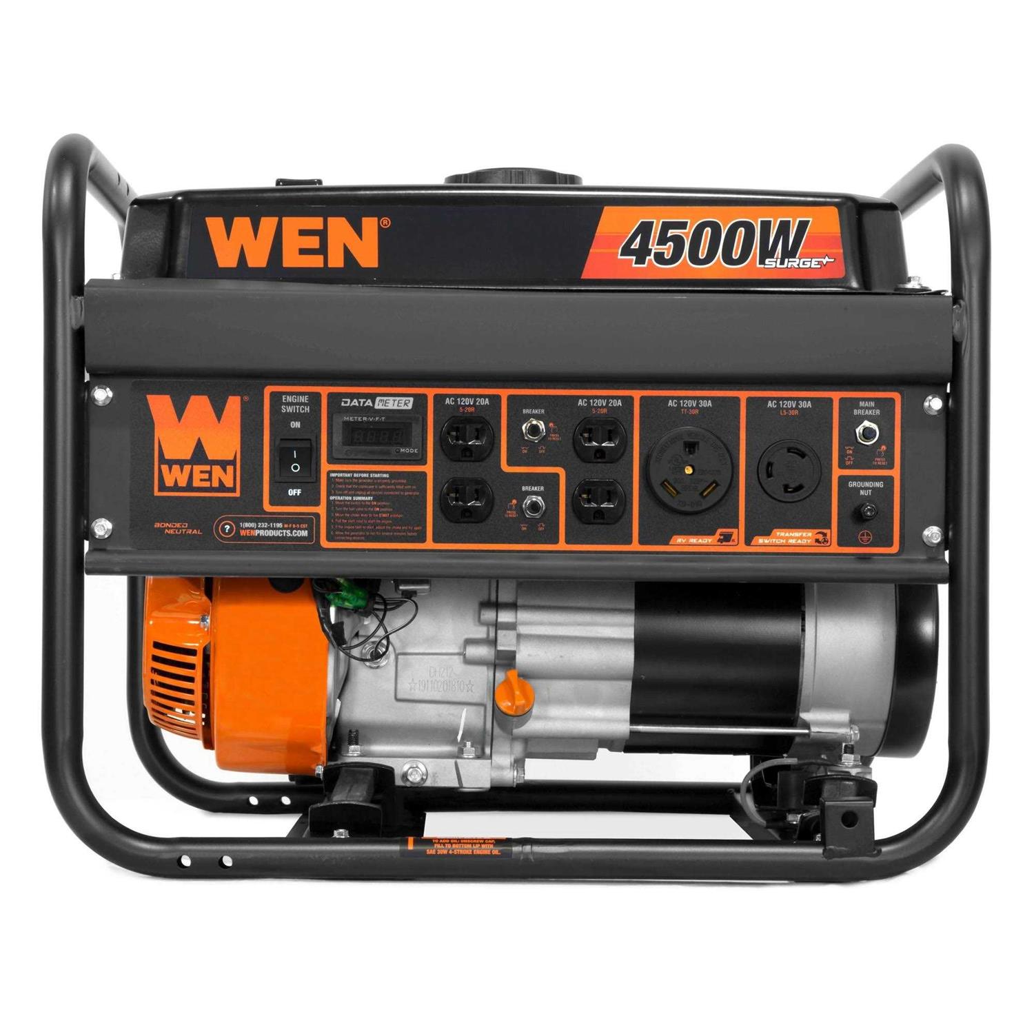 WEN GN400i RV-Ready 4000-Watt Open Frame Inverter Generator - Inhomebuy