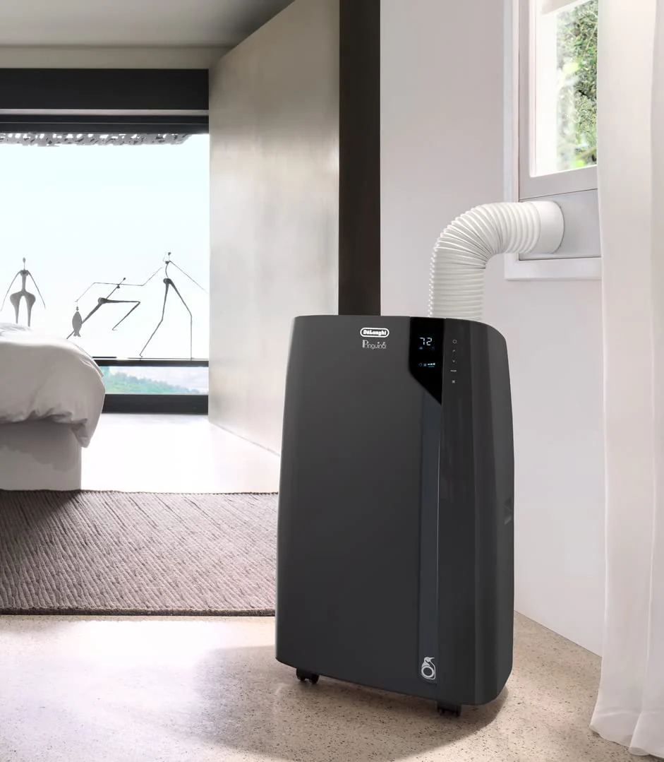 DeLonghi | PACEX370LN | Portable Air Conditioner: 12,000 BTU/h, black - Inhomebuy