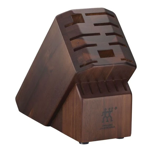ZWILLING Pro 16 Slot Knife Block in Acacia, Storage Series - Inhomebuy