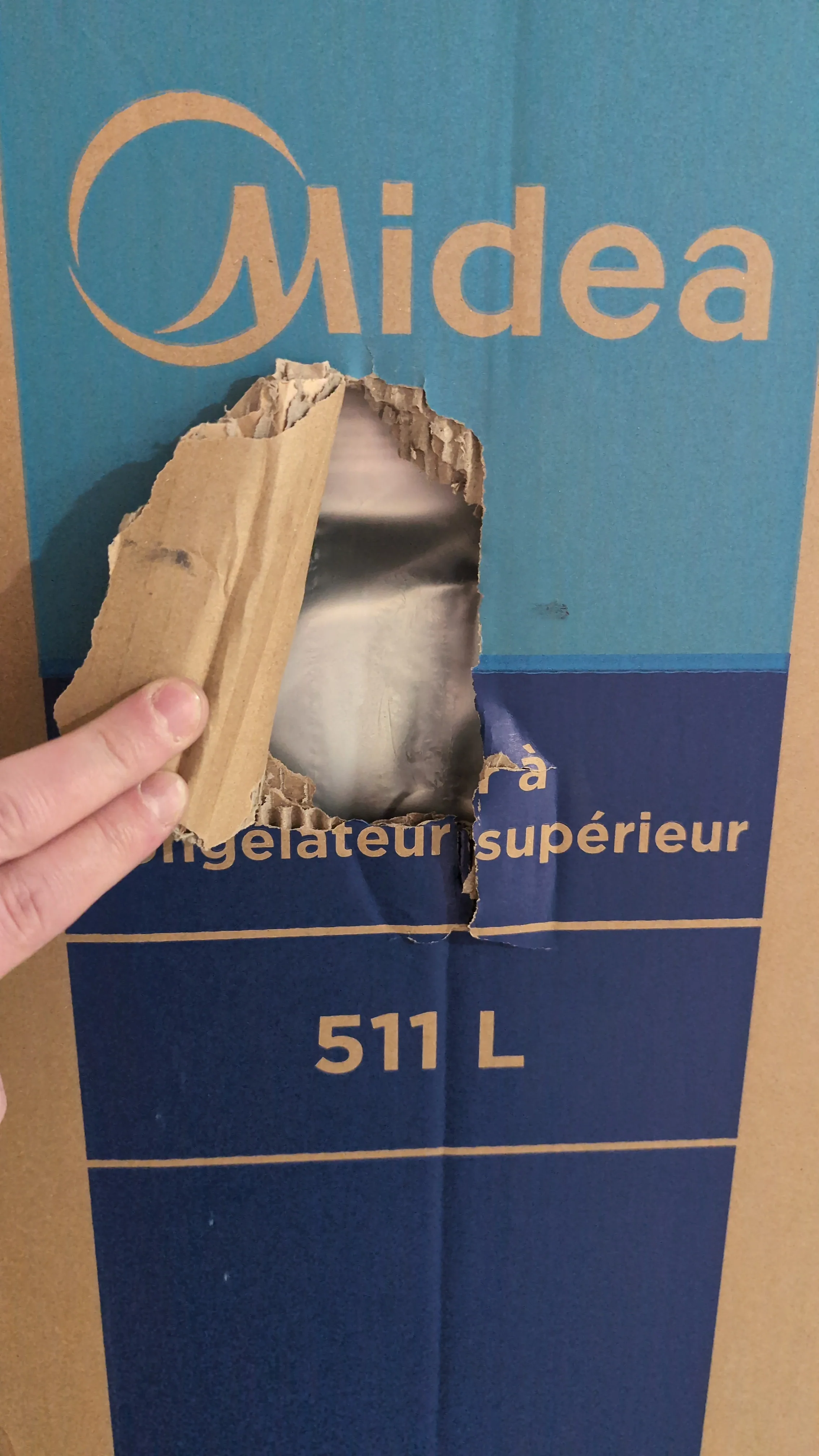 Midea 30 in. 18 cu. ft. Stainless Steel Top Mount Refrigerator - MRT18B2ASL - Inhomebuy