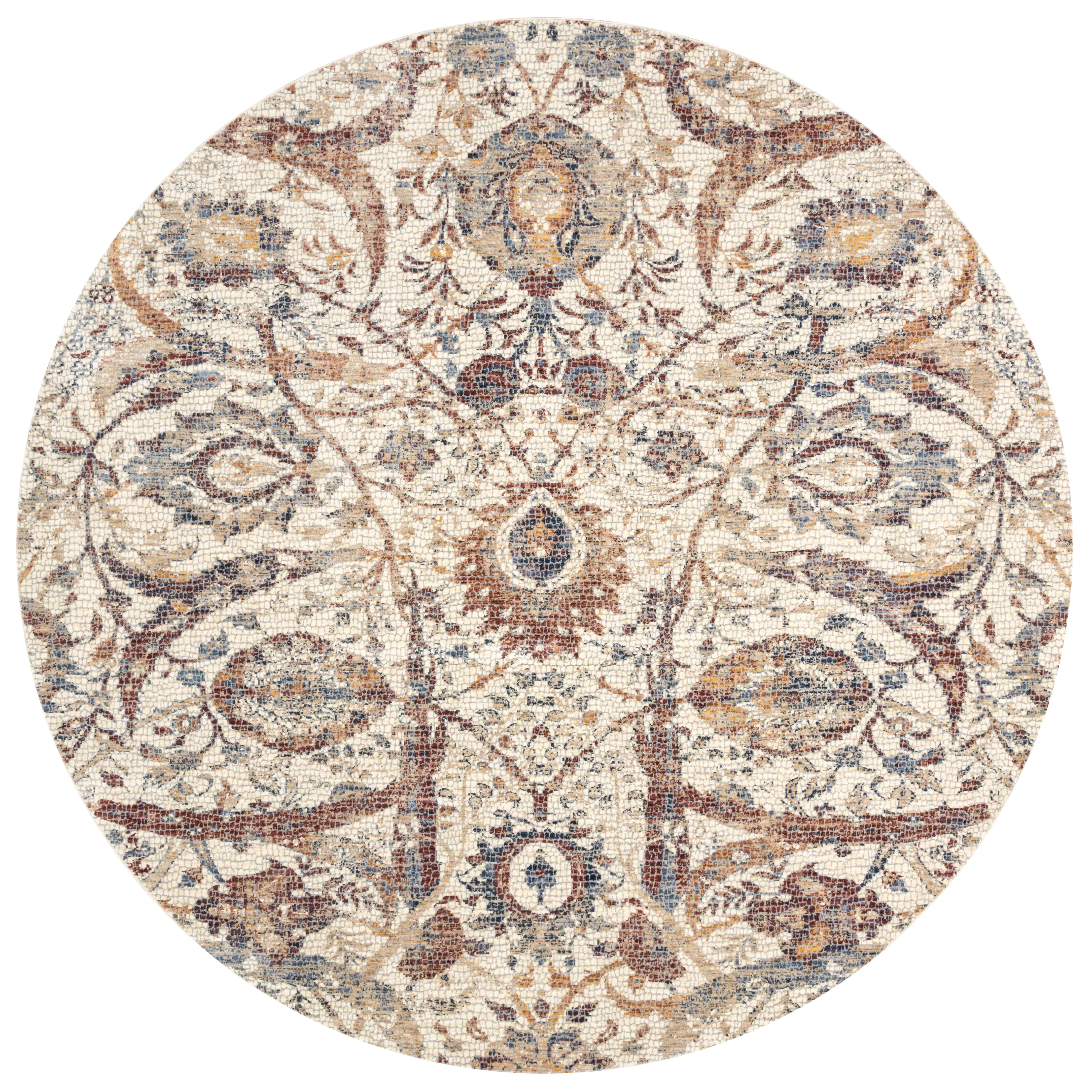 Loloi Rugs Porcia Collection Rug in Ivory, Multi - 9'6