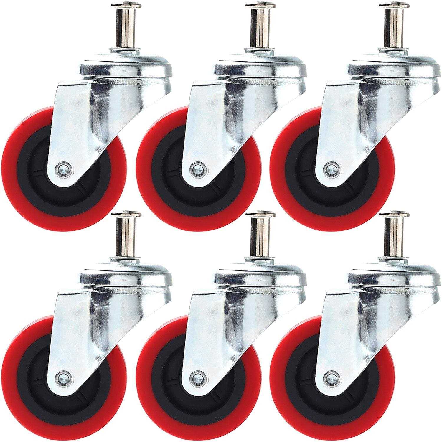 Online Best Service 12 Pack Caster Swivel Plate Wheels - Inhomebuy