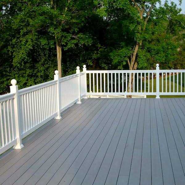 Weatherables 3.5 ft. H x White Vinyl Railing Kit - Inhomebuy