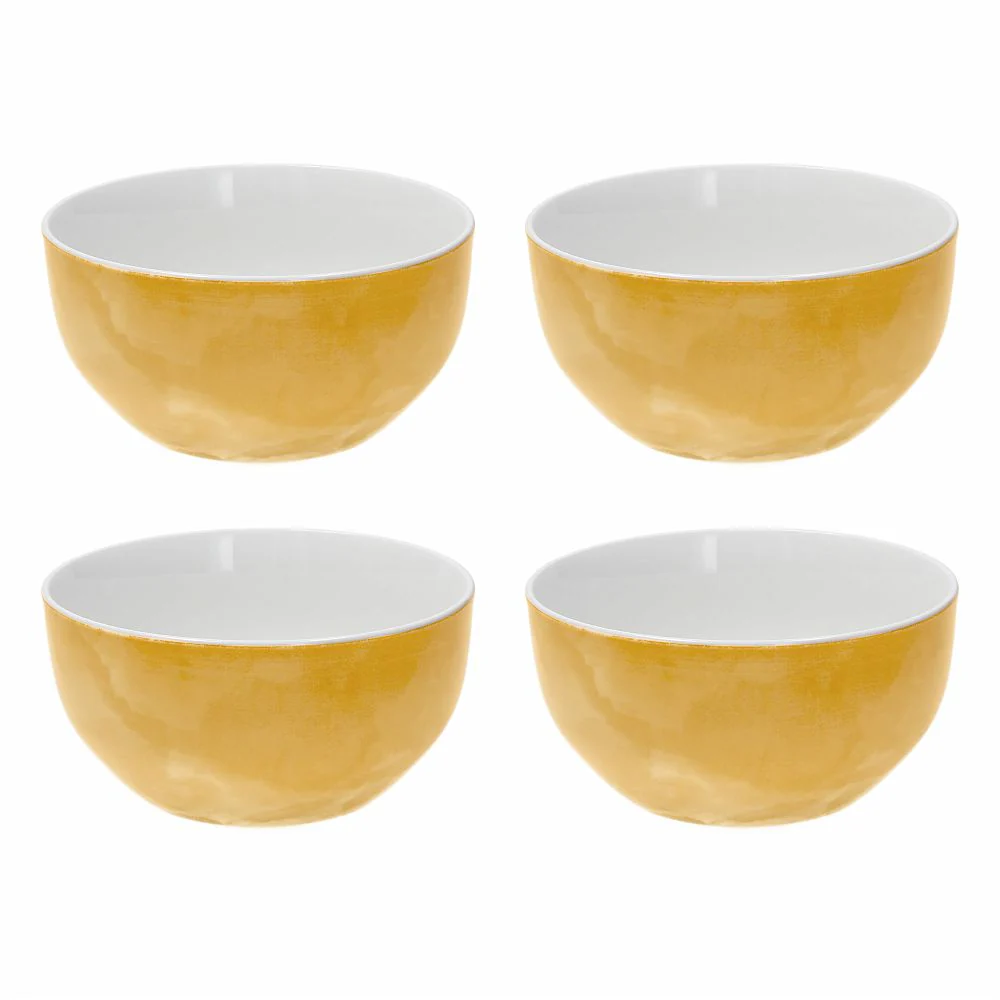 Sfera Colorplay Giallo Bowls 14cm Set of 4pcs - Inhomebuy