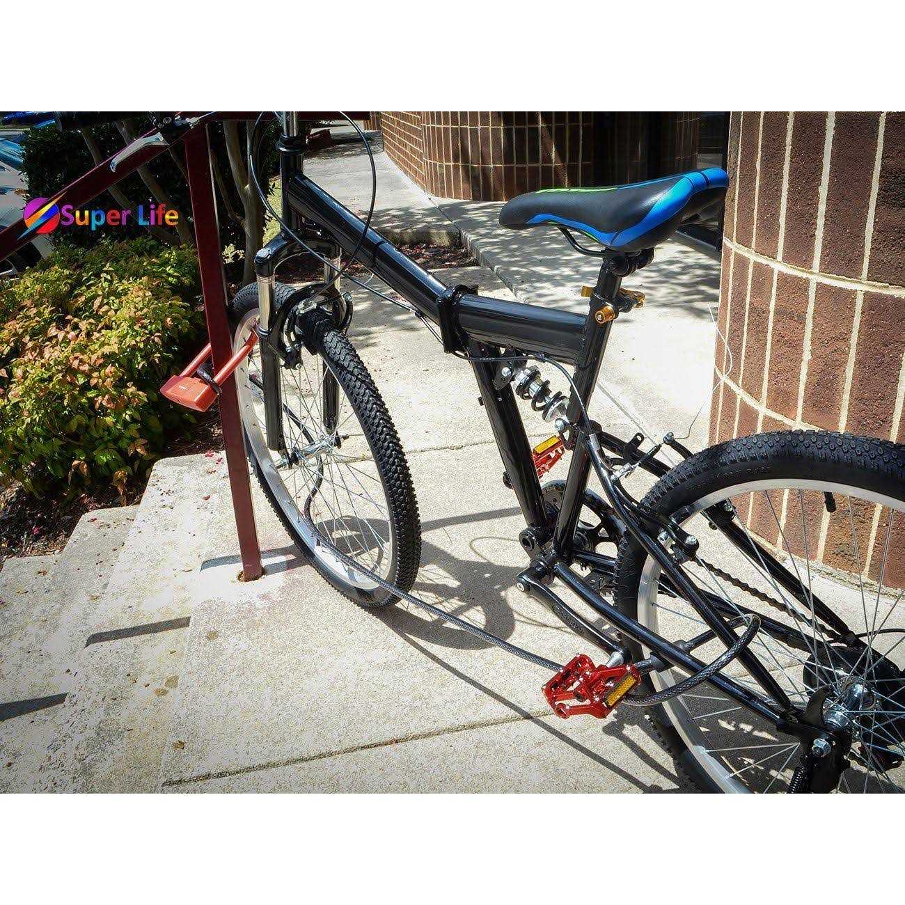 Lumintrail 12mm Heavy-Duty Security Cable Vinyl Coated Braided Steel with Sealed Looped Ends - Inhomebuy