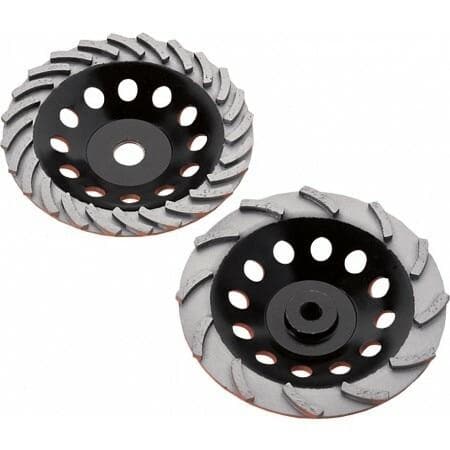 Heavy Duty Orange Spiral Turbo Cup Grinders - Inhomebuy