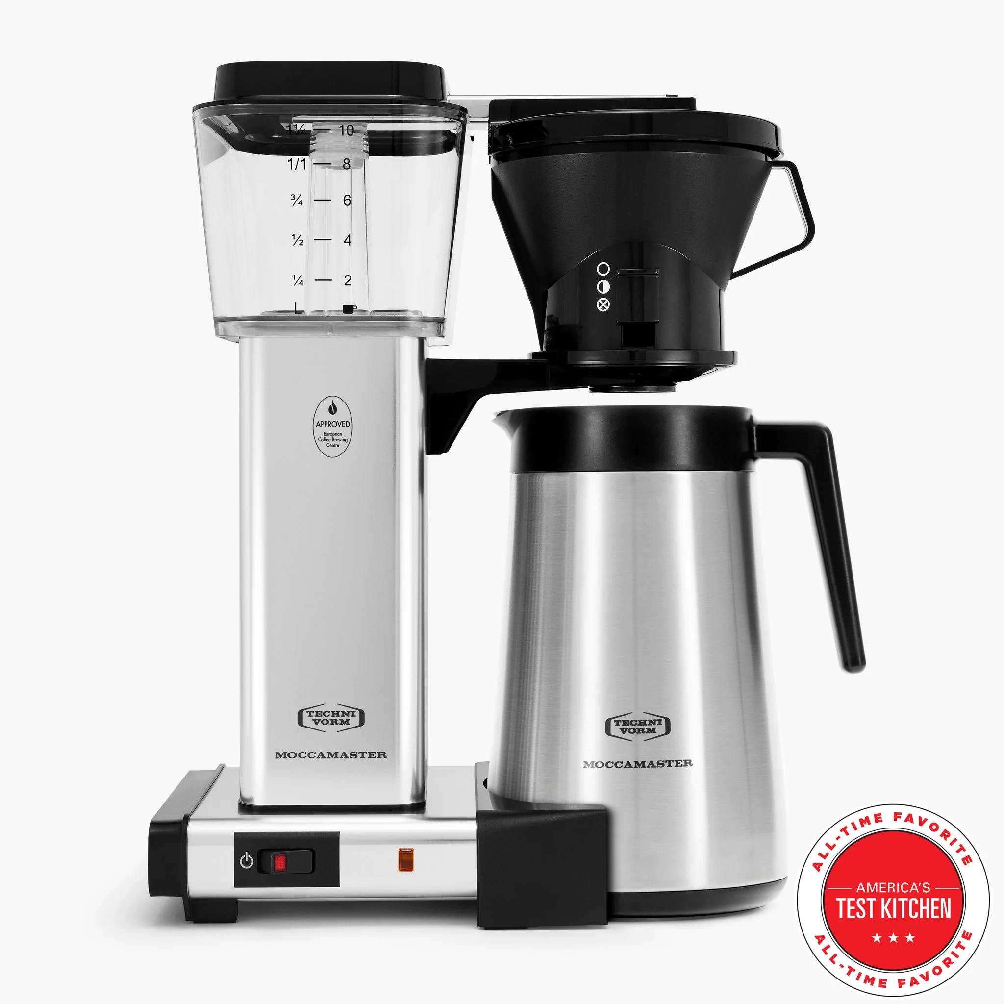 Moccamaster KBT Coffee Maker in Polished Silver - Inhomebuy