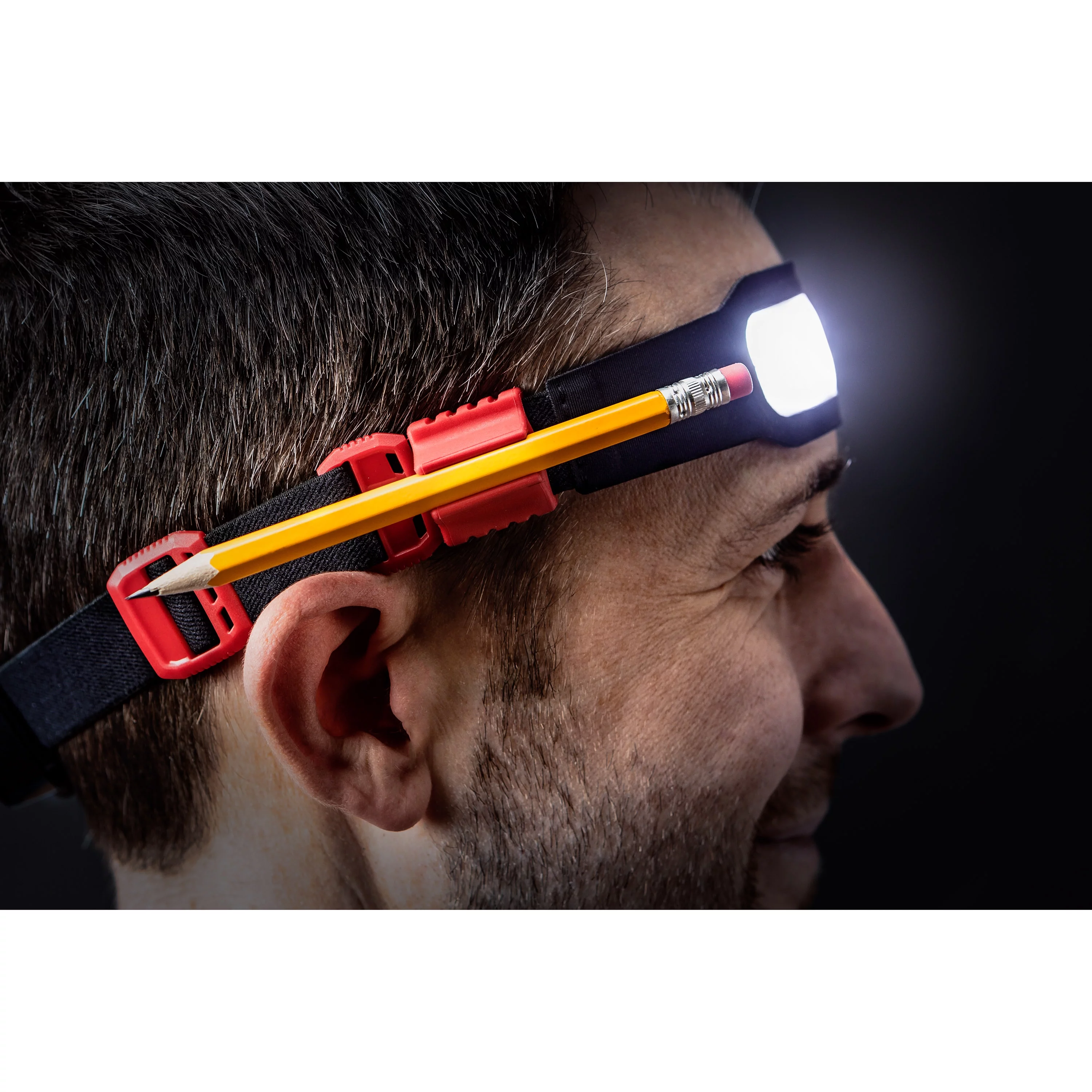 Hyper Tough 200 Lumen Thin Profile LED Headlamp - Batteries Included, 1.6 oz - Inhomebuy