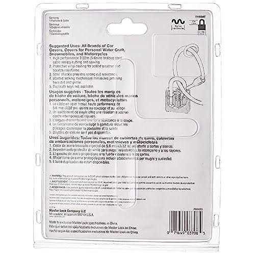 Master Lock Car Cover Cable Lock - Inhomebuy