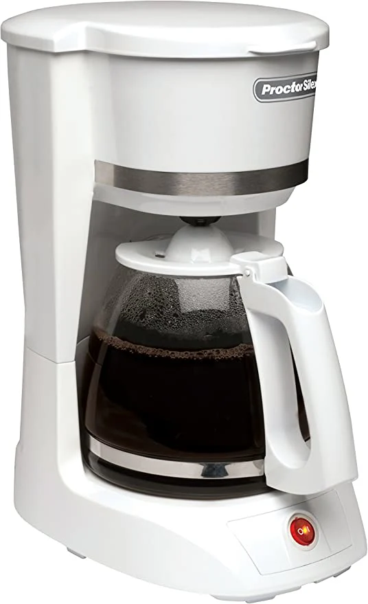 Proctor-Silex Coffee Maker 12-cup, white | 43801 - Inhomebuy