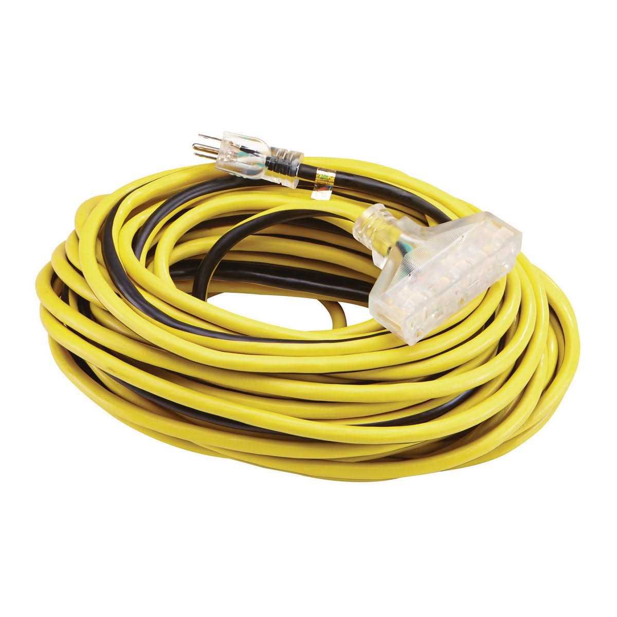 Vanguard 10/3 Gauge Triple Tap Extension Cord - Inhomebuy