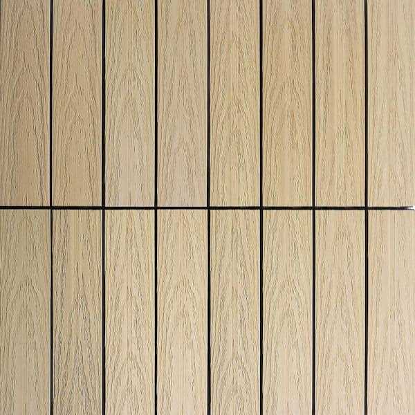 NewTechWood UltraShield Naturale 1 ft. x 1 ft. Quick Deck Outdoor Composite Deck Tile - Inhomebuy