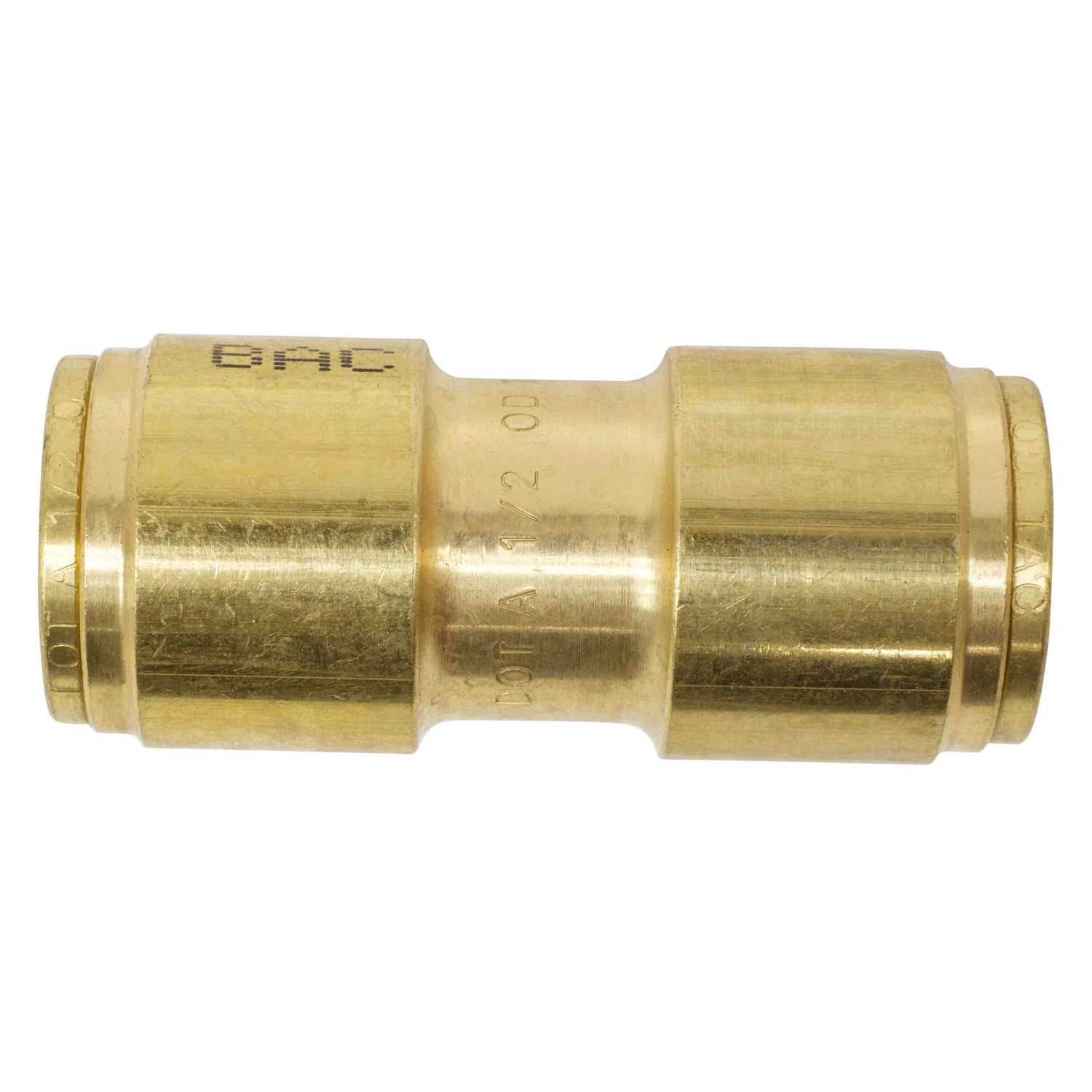 Mytee Products Dot Brass Push to Connect Fitting Straight Union Tube Connector Air Brake Tube Fitting - Inhomebuy