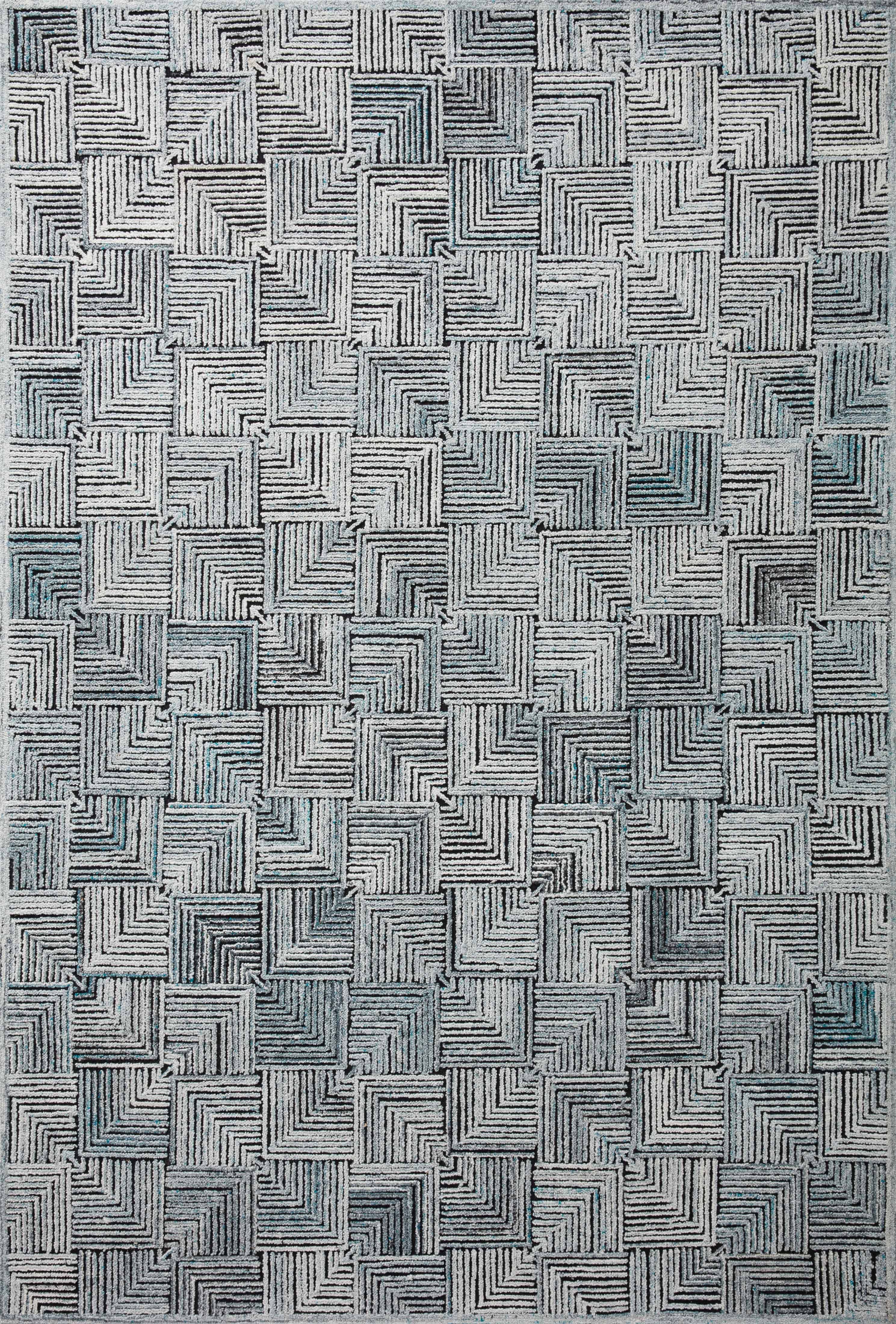Loloi Rugs Prescott Collection Rug in Arctic Blue - 7'9