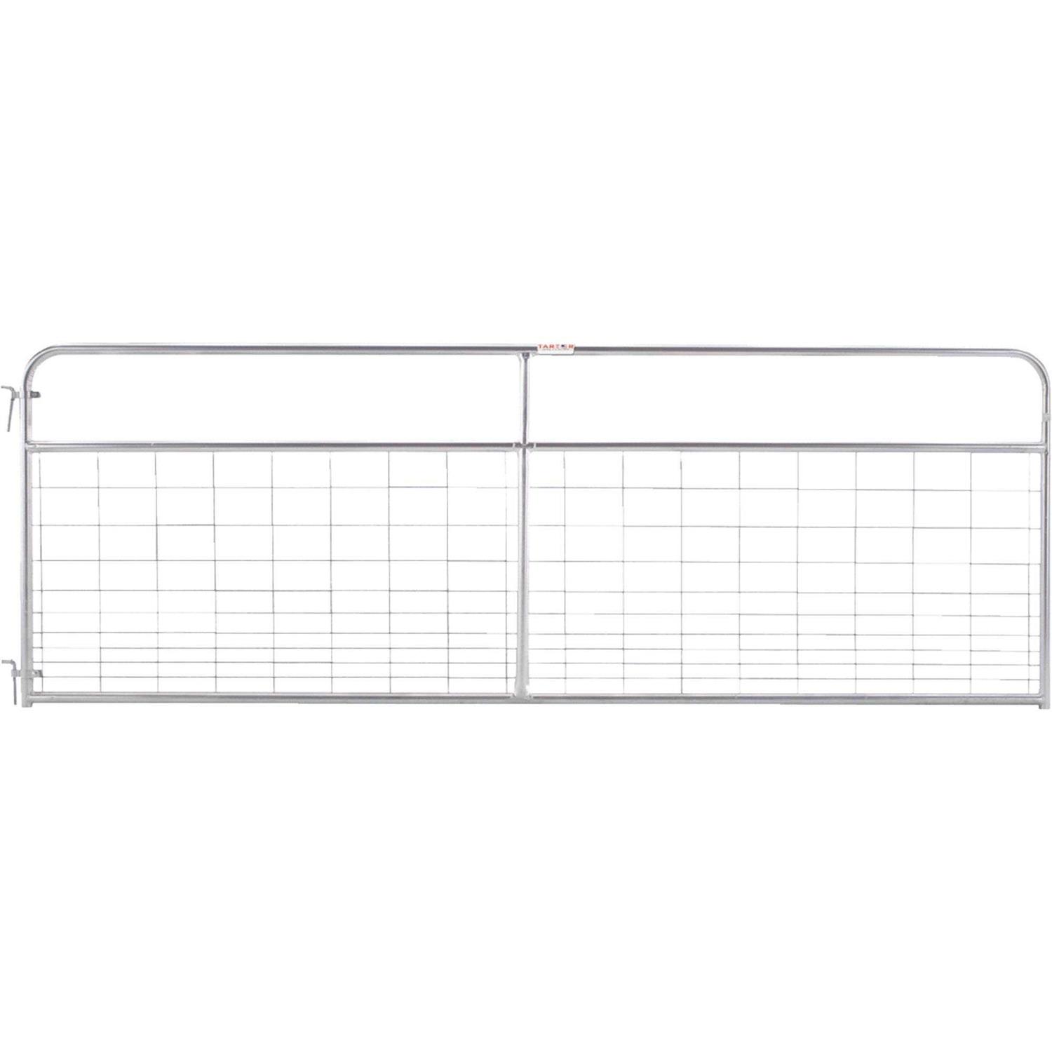 Tarter Galvanized Wire-Filled Tube Gate 16 ft WG16 - Inhomebuy