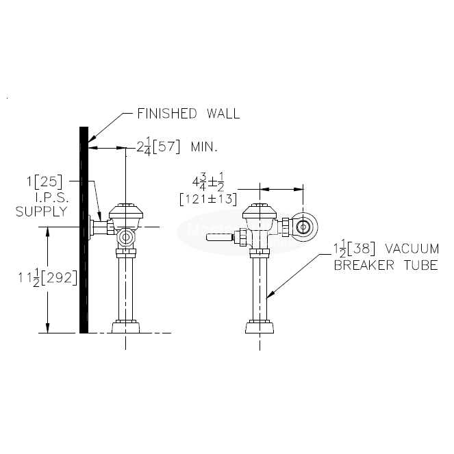 Zurn AquaFlush Closet Repair Kit P6000-ECR-WS1 - Inhomebuy