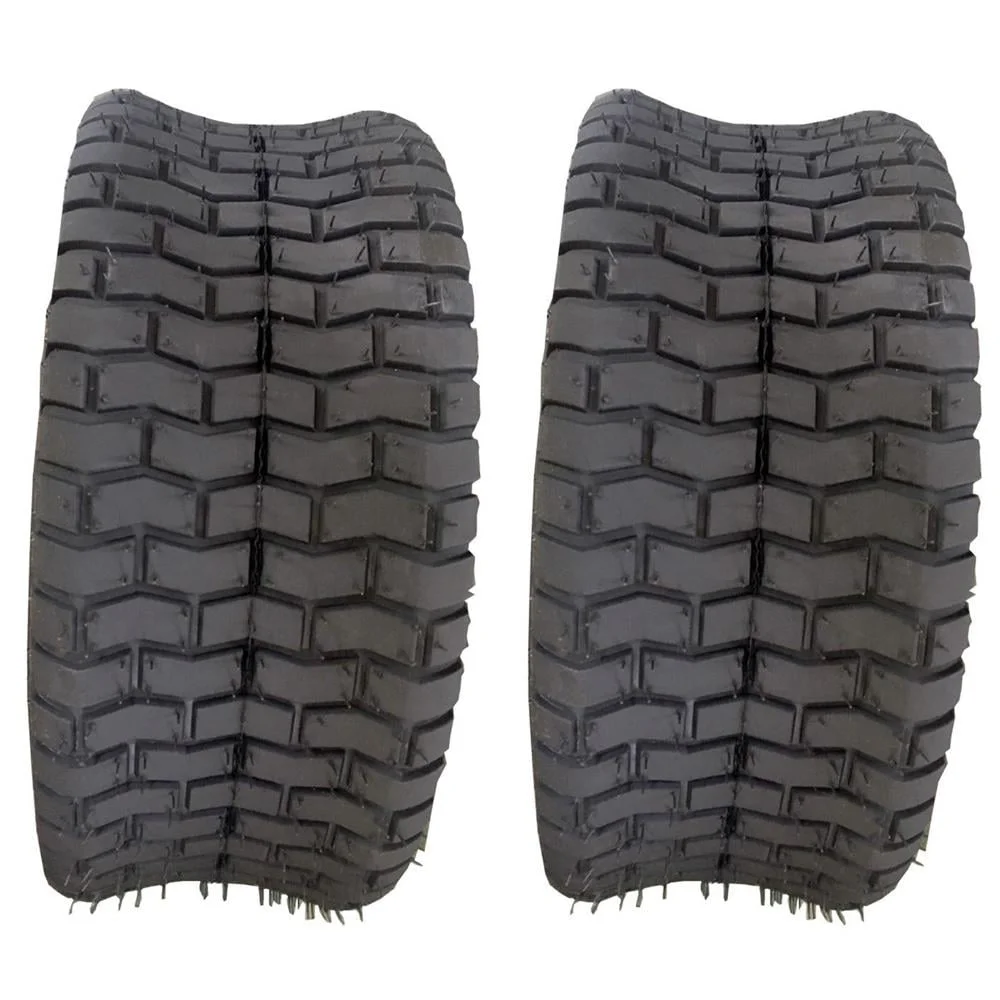 Ktaxon 2 Pack 16x6.50-8 Lawn Mower Turf Tires, Garden Mower Tractor Cart Tires, 4PR Golf Cart Tires, Tubeless - Inhomebuy