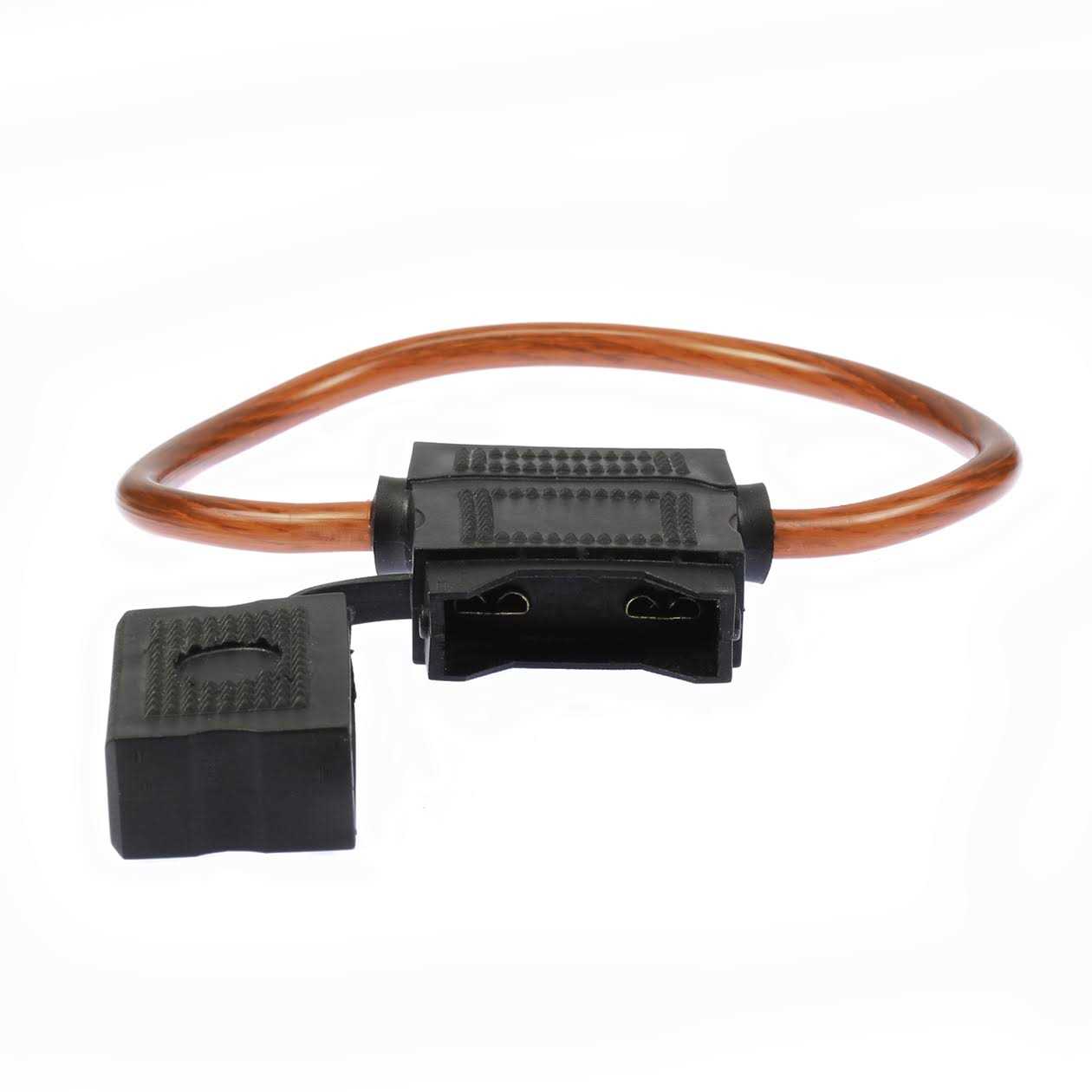 VOODOO 8 Gauge Maxi Inline Fuse Holder Fuseholder with Cover Amp Fuse - Inhomebuy