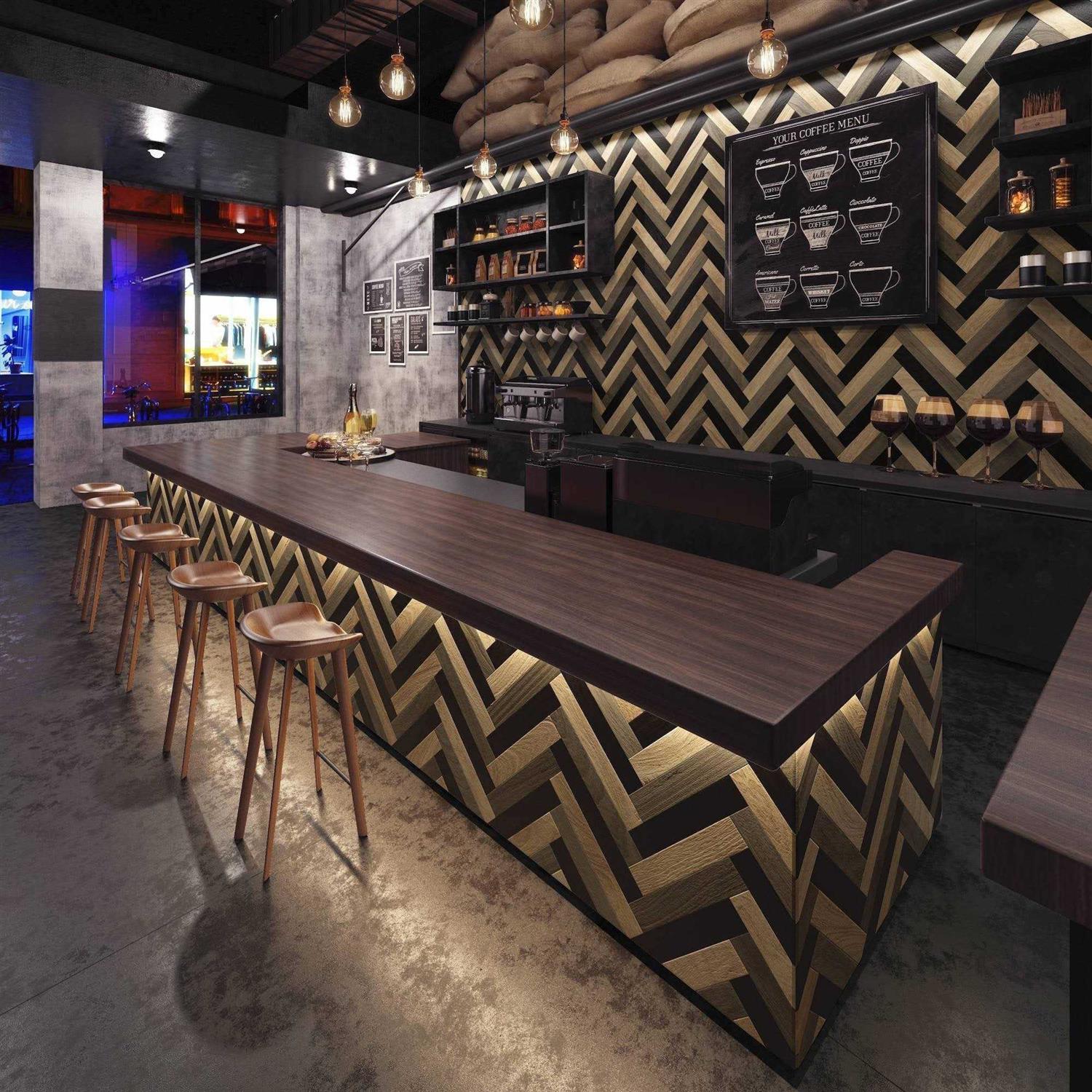 NaturaPlank Peel and Stick Wood Wall Cladding with 3M - Inhomebuy