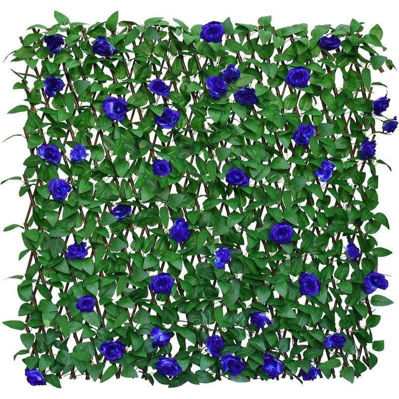 Sumery Expandable Fence Privacy Screen for Balcony Patio Outdoor,Decorative Faux Ivy Fencing Panel,Artificial Hedges - Inhomebuy