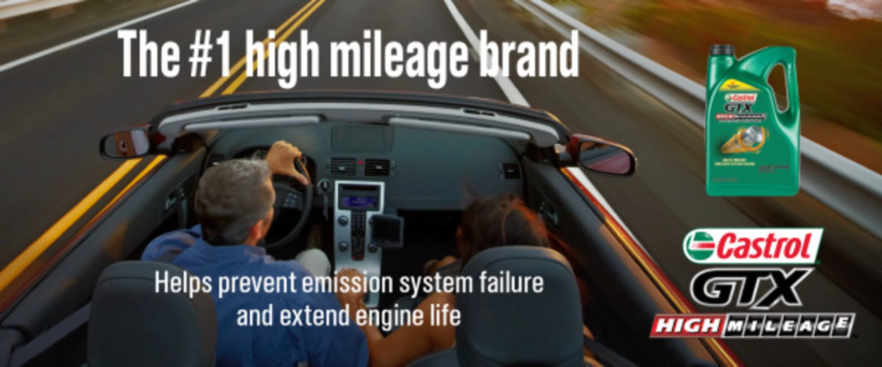 Castrol GTX High Mileage 5W-20 Synthetic Blend Motor Oil, 5 Quarts - Inhomebuy