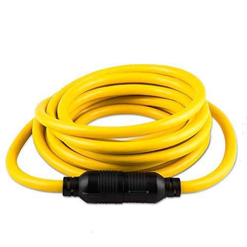 Yodotek Heavy Duty Generator Locking Power Cord NEMA L14-30P/L14-30R,4 Prong 10 Gauge Sjtw Cable - Inhomebuy