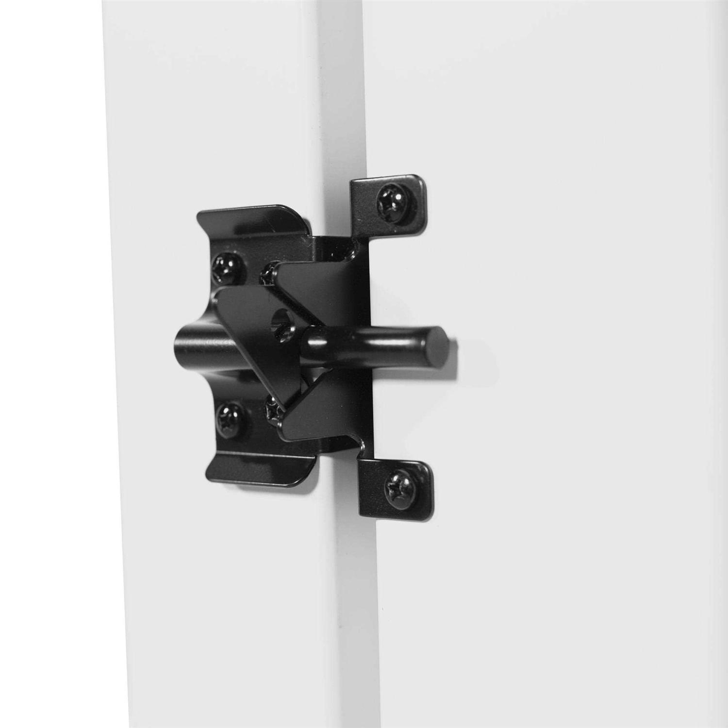 Outdoor Essentials White Vinyl Fence Bracket Kit - Inhomebuy