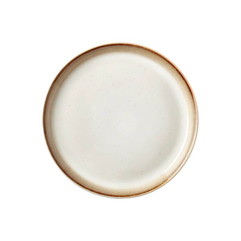 Stoneware Gastro Plate Grey Cream - Inhomebuy