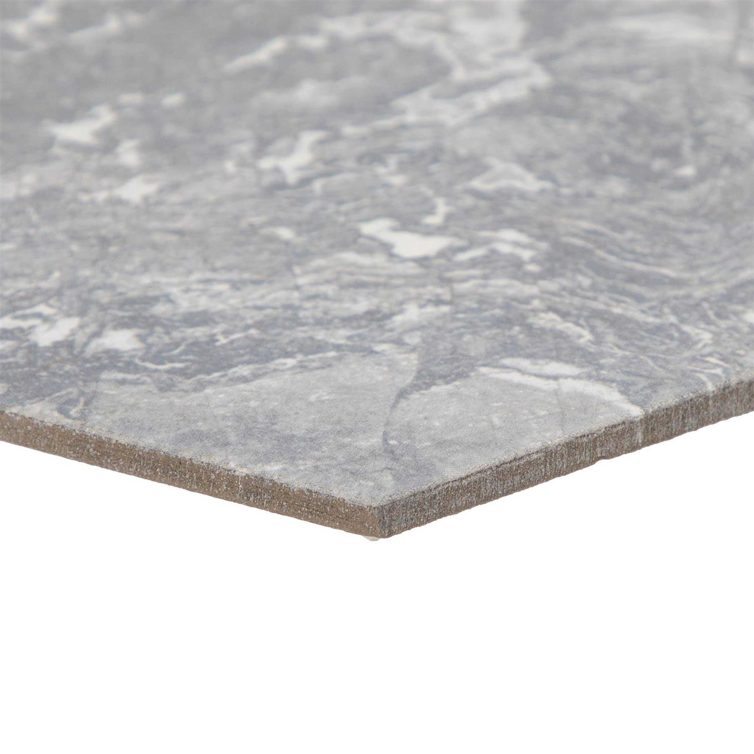 Daltile Perpetuo 8 X 8 Hexagon Porcelain Marble Look Wall & Floor Tile in Matte - Inhomebuy