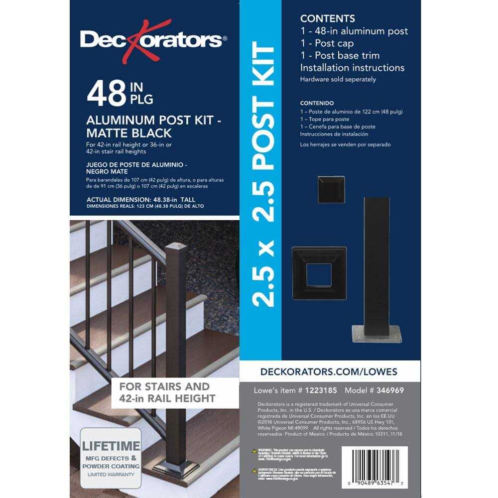 Deckorators 2×4 Railing Connector - Inhomebuy