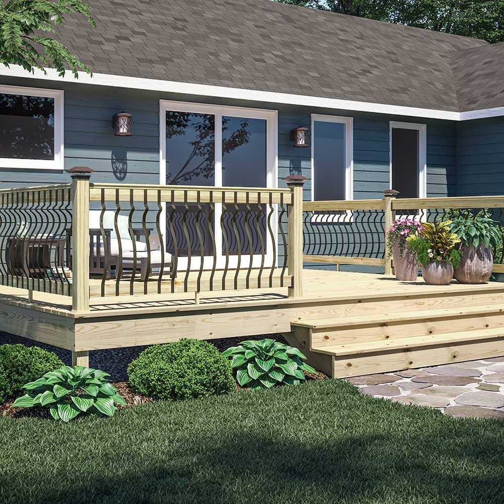 Deckorators 4-in-in x 4-in-in x 4-ft White Composite Deck Post Sleeve 354352 - Inhomebuy