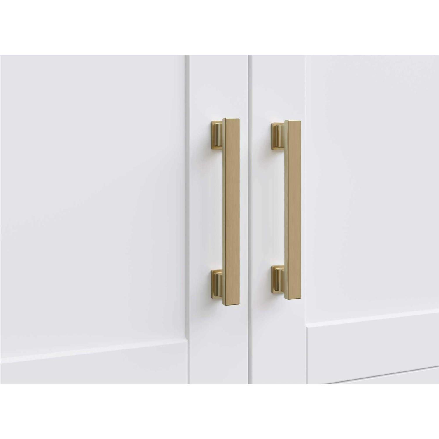NewAge Products Home Cabinet Brushed Nickel Contemporary Square Knob - Inhomebuy