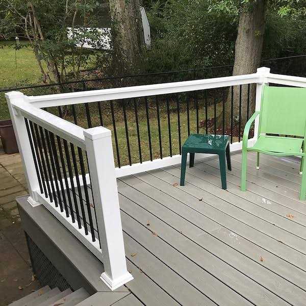 Weatherables Vinyl Railing Post Sleeve Kit - Inhomebuy