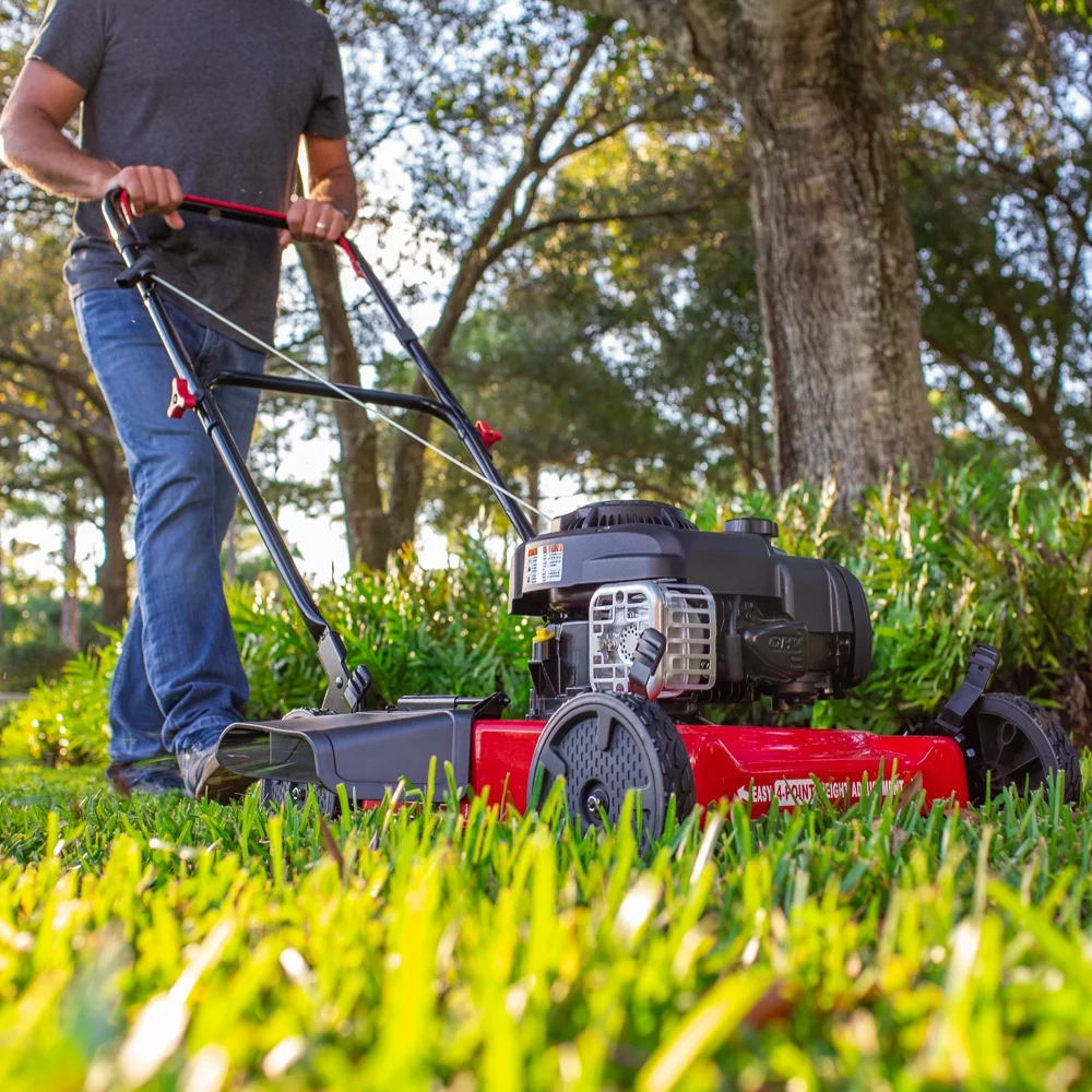 Hyper Tough 20-inch 125cc Gas Push Mower with Briggs & Stratton Engine (Assembled Height 39